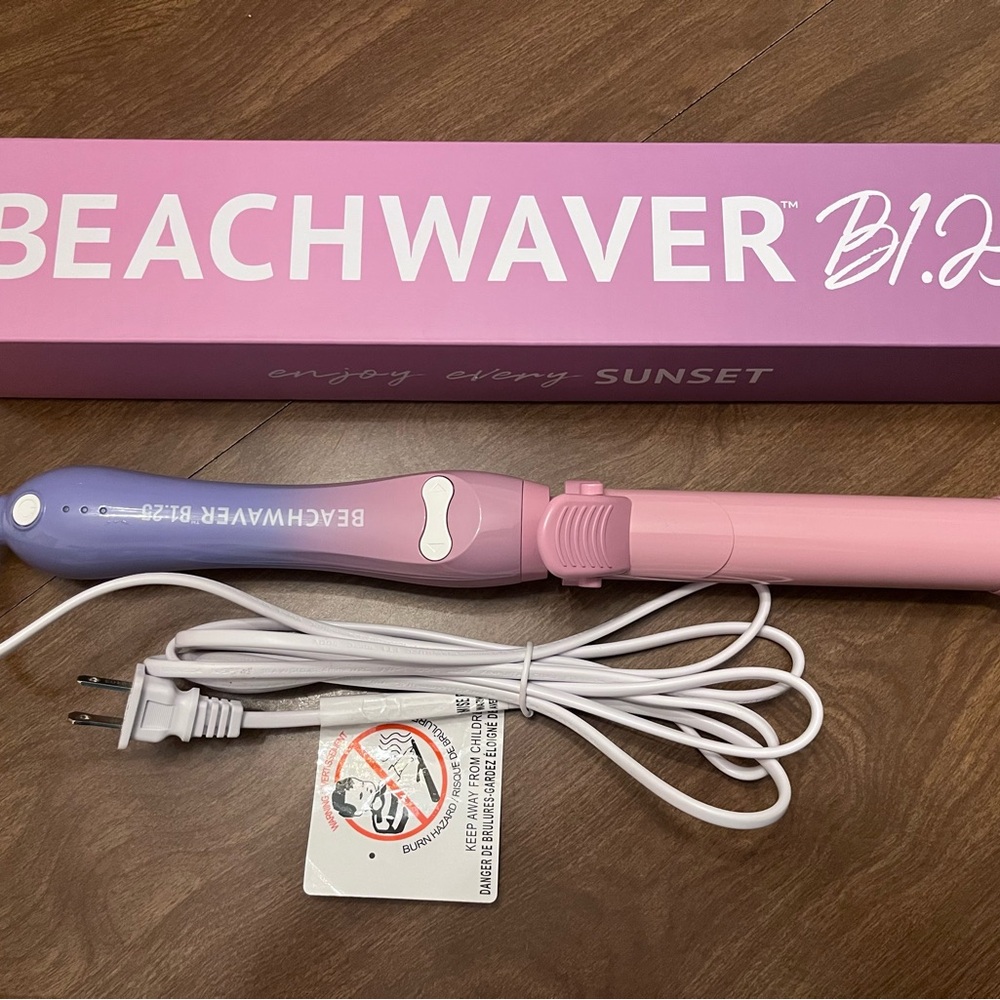 The Beachwaver Co. B1.2 Hair Tool - Pink and Purple